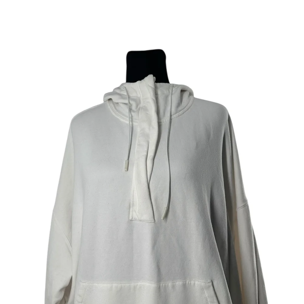 Knix Good to Go Fleece Oversized Hoodie - Off white oversized sweat shirt sz xl